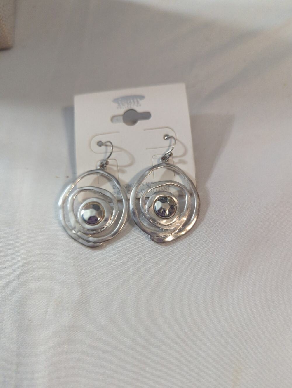 Icon collection silver earrings